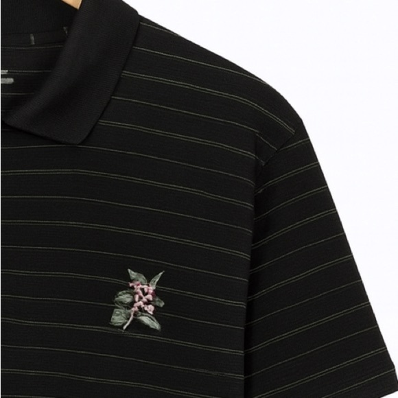 Laurel Valley Golf Club Under Armour Polo Men’s XL Black Green Dri-Fit PGA - Picture 3 of 3